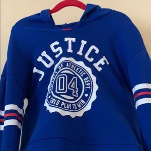 Royal blue sweatshirt